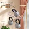 Adult Dormitory Clothes Drying Rack: Enlarged, Thickened, Traceless Hangers for Students.