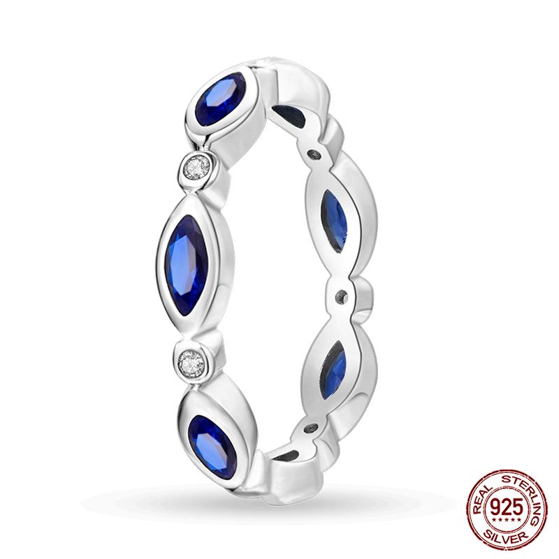 Popular Glow In The Dark Rings For Women 925 Silver Star Moon Sun Rings Sparkling Cubic Zircon Exquisite Jewelry Gifts