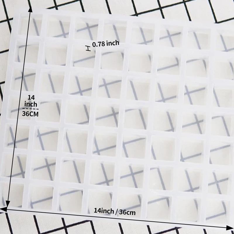 

Силиконовая форма для ганаша Qinjiang на 100 ячеек, 3x3x2 см, Квадратная, Форма для кубиков льда из коричневого сахара