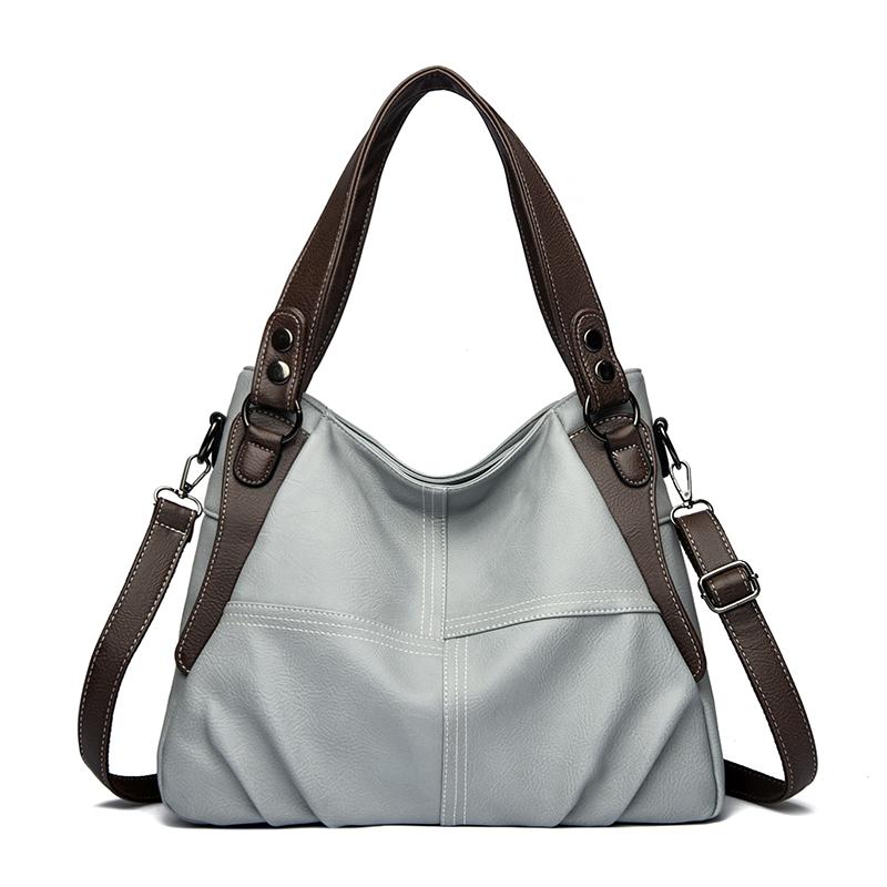 Large Capaci Pu Leather Tote Bag Women's Handbag 2026 New Faionable Crossbody Bag Casual Shoulder Bag