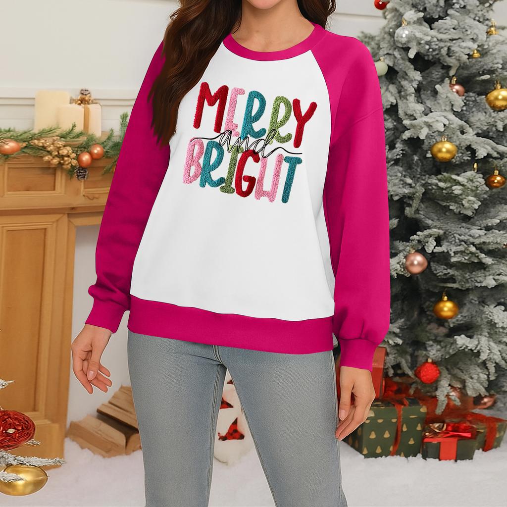 Svetry pro ženy Kulatý výstřih Pruhovaný Roztomilý Barevný blok Podzim Zima Pletené Pulovry Topy