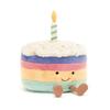 (Bolo de Aniversário Arco-Íris Amuseables de 22CM ) Brinquedos de pelúcia, presentes de aniversário, presentes de Dia dos Namorados, presentes surpresa