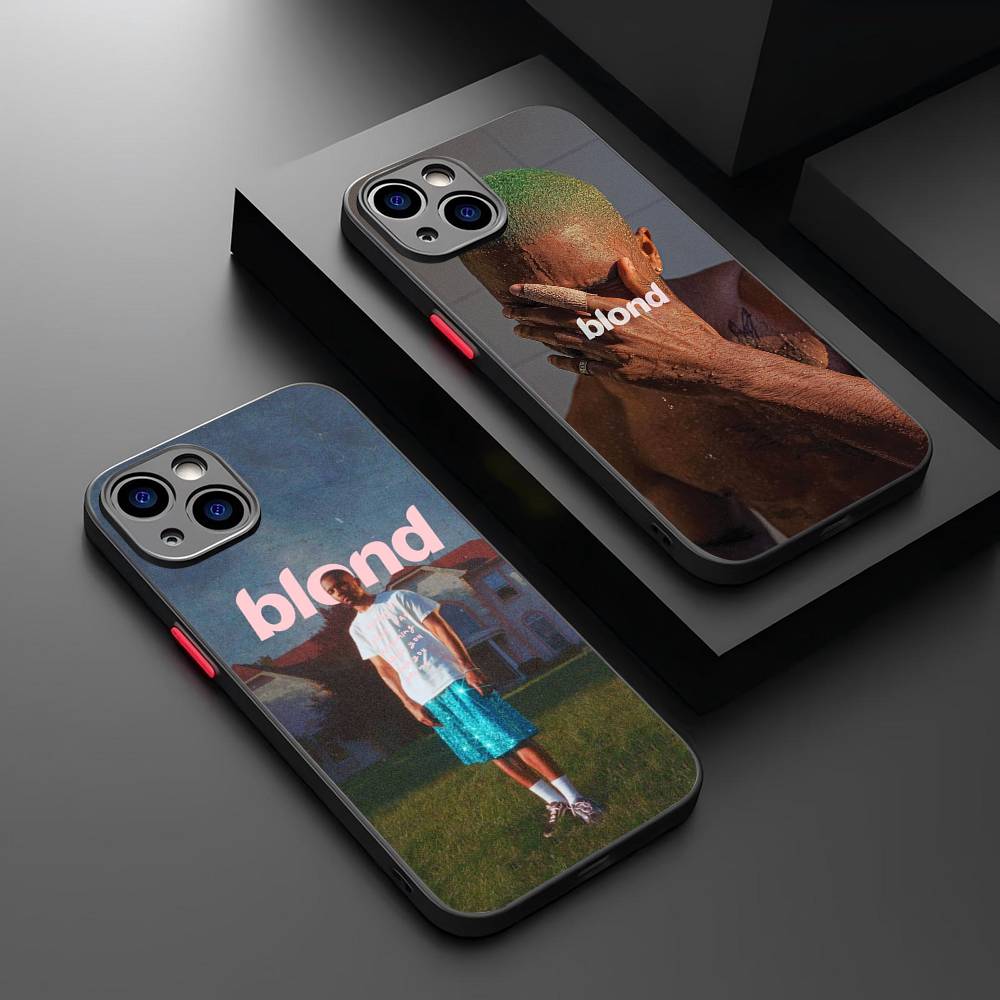 Frank Ocean Blond Matte Clear TPU Phone Cases For iPhone 16 15 14 13 12 11 Pro Max X XS Max Cover