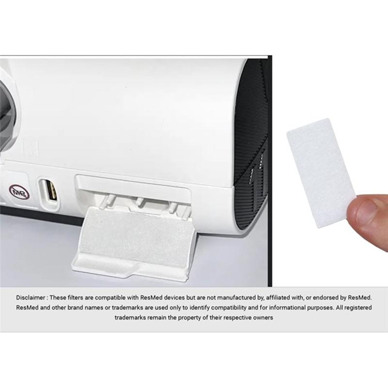 LITE-24ШТ ФИЛЬТРЫ ДЛЯ CPAP ДЛЯ Resmed Airsense 11 ОДНОРАЗОВЫЕ ФИЛЬТРЫ ДЛЯ CPAP-МАШИН УЛУЧШАЕТ ПОТОК ВОЗДУХА УЛУЧШАЕТ ПОТОК ВОЗДУХА УСТРОЙСТВО белый