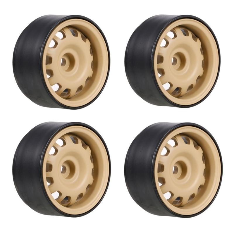 12mm Toy Wheel Rims Hubs Remote Control Offroad Car Modified Kits Wheel Rims 4PCS for 1:10 Car SCX10 Model Vehicle Part