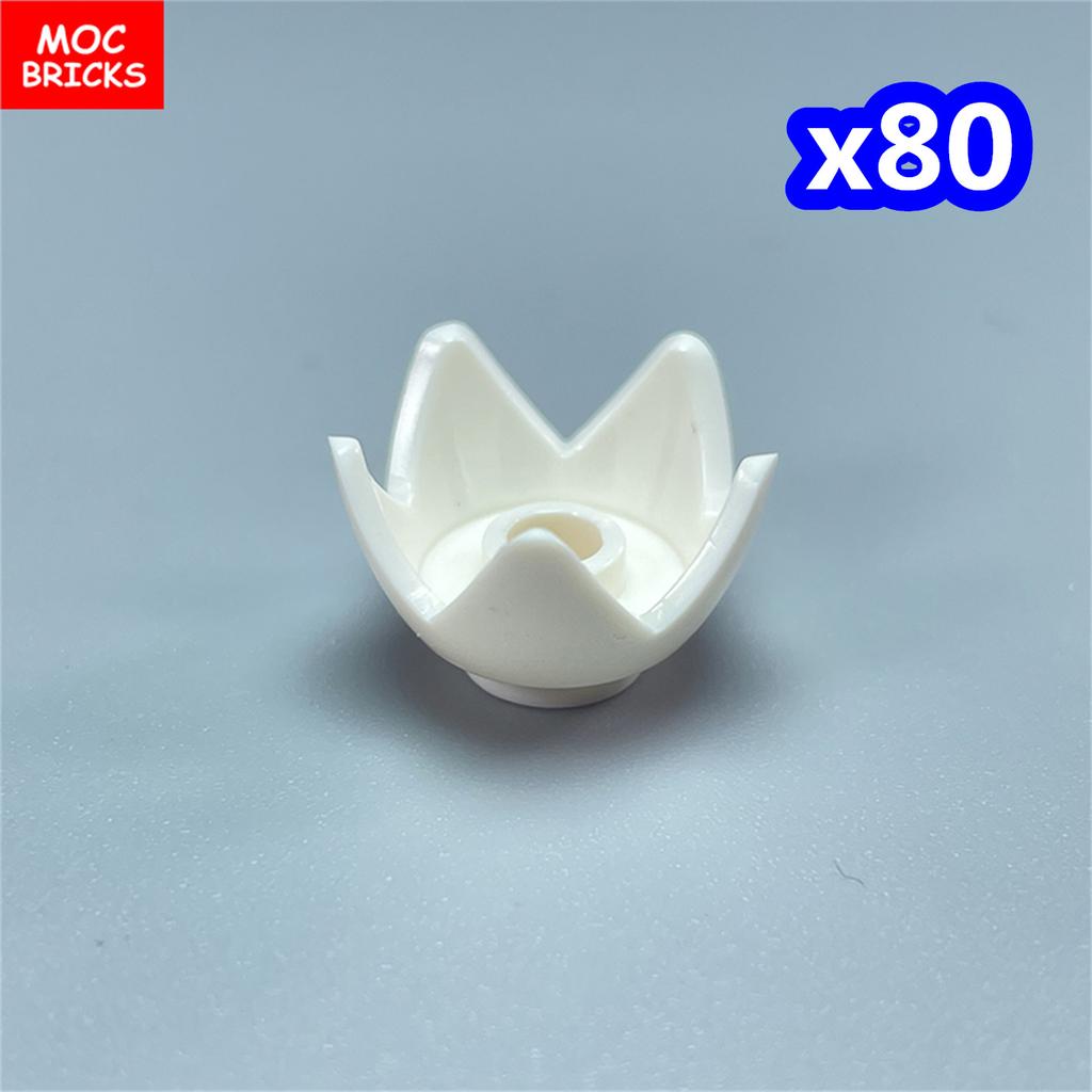 Non-Toxic Moc Bricks Window Fence Arch White Winter Snow Horse Figure City Architectural Church Accessories Children Christmas Toys