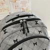 Three-Piece Bow Backpack Corduroy Backpack Student Schoolbag