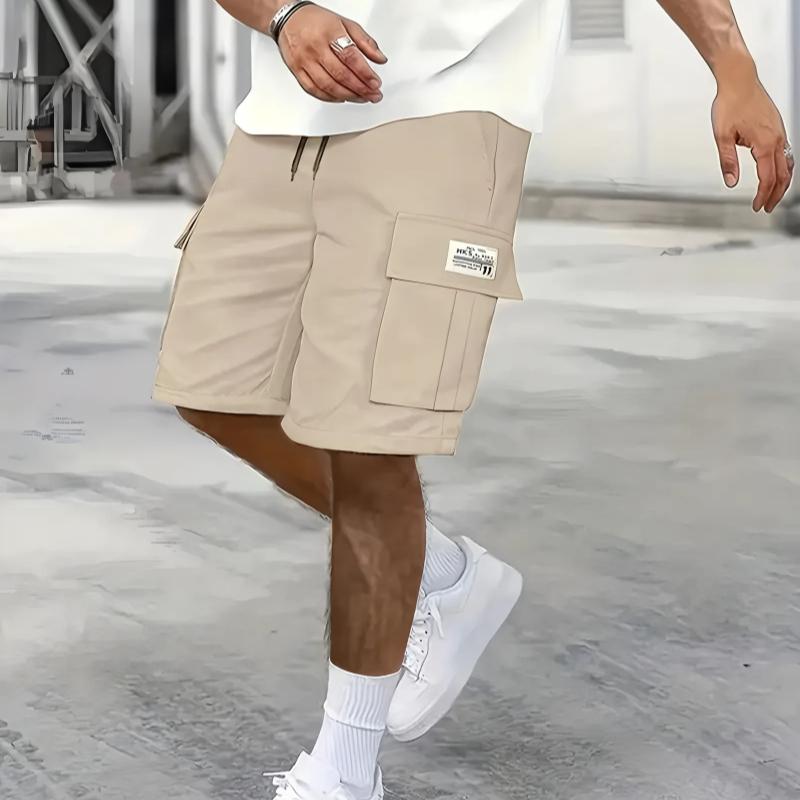 Men's Work Shorts Summer Comfort Multi-pocket Outdoor Leisure Sport Beach Pants Elastic Waistband