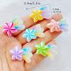 10pcs Resin Kawaii Cute Shiny Colorful Stars Rainbow Flat Back Stones Applique DIY Wedding Home Decor DIY Jewelry Making