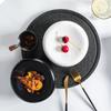 BRKeramik Speiseteller Restaurant Kreativer Kochteller Steakteller Snackteller Dessertteller Sushi Teller HaushaltsgeschirrEY