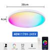 Tuya Intelligent LED Ceiling Light RGB WIFI Dimmable Alexa Voice Control Application Google Living Room Bedroom Decoration Light