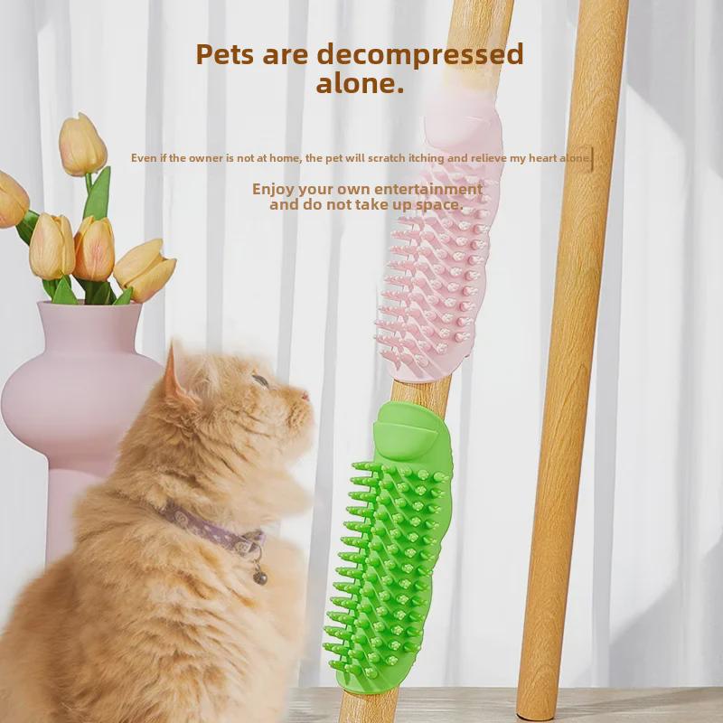 Silicone Cat Itch Massager & Toy for Table/Chair Legs