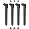 Uevmo Folding Table Legs, Coffee Table Stand, Sofa Legs, Iron Metal, Extendable, Furniture Hardware Accessories, Portable, Stable, Replacement for Com