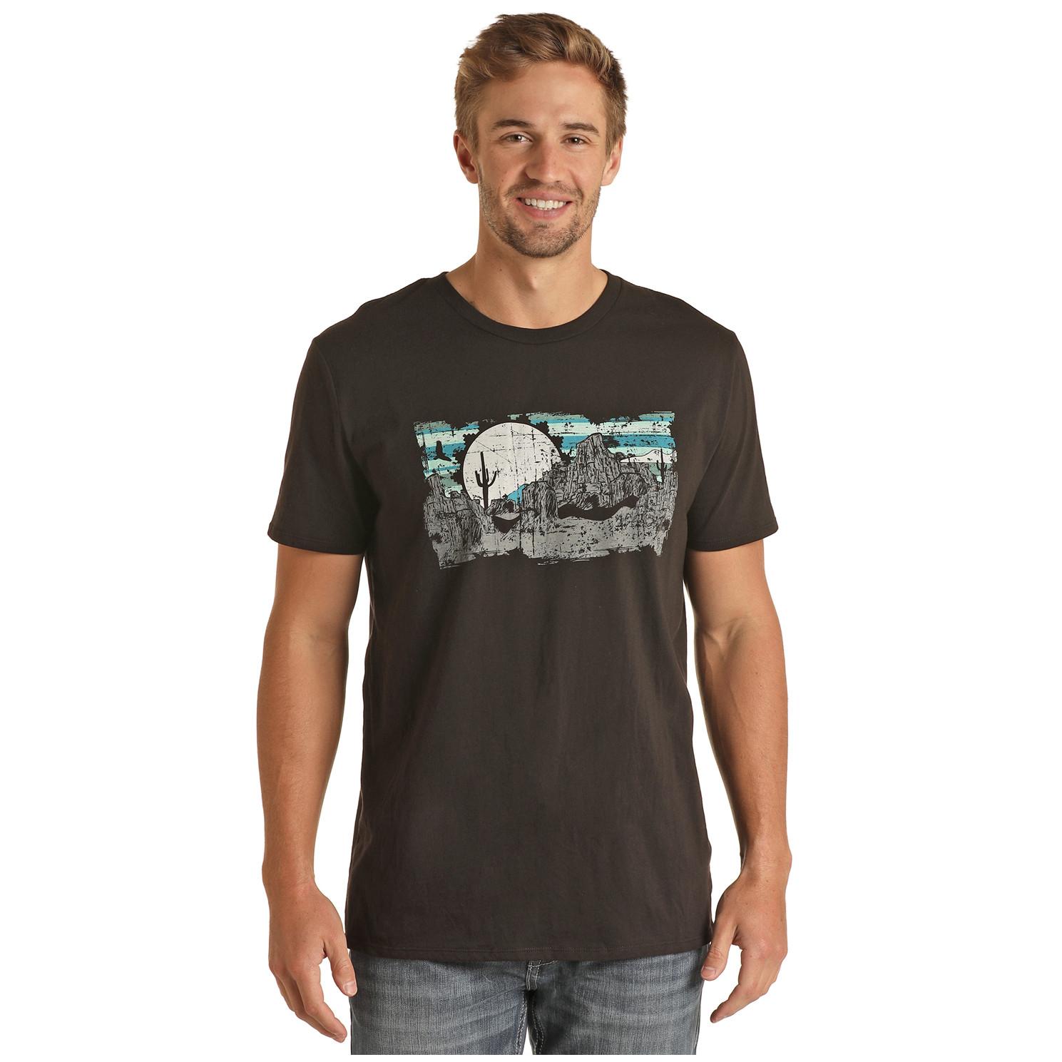 Panhandle Unisex Graphic Black T-Shirt RRUT21R065-01 M