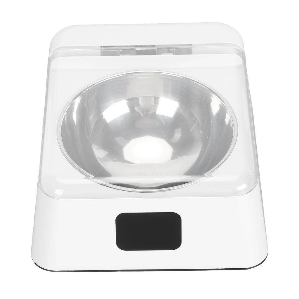 Automatic Cat Feeder with Infrared Sensor Cover Removable Bowl Battery Powered Intelligent Automatic Opening Lid Dog