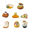 Ornament Crafts Exquisite Realistic Resin Cat Sandwich Bread Ornament for Cake Topper