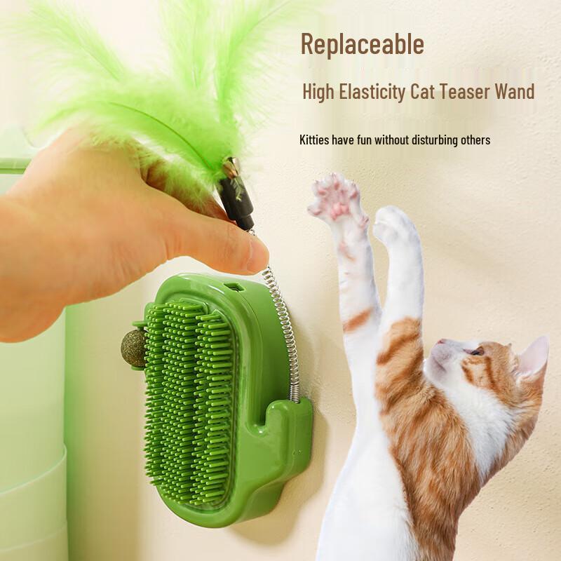 Cactus Cat Scratcher & Teaser Toy