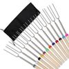 SMVP Telescopic Stainless Steel BBQ Roasting Forks Set
