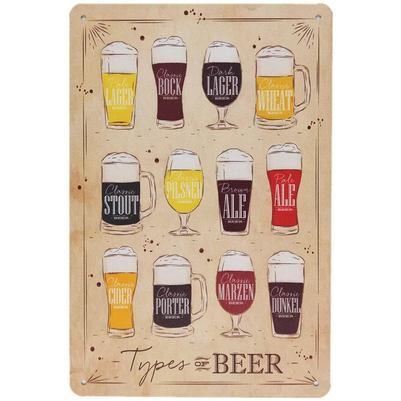 Vintage Beer Cheers Metal Tin Signs Wall Decor Pub Bar Man Cave Club Restaurant Kitchen Crafts Plate Room Decoration