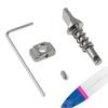 Longboard Surfboard Fin Screw Kit Stainless Steel Quick Snap Screw And Plate Replacement Inflatable SUPs Surfboard Accessories