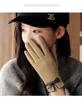 Women's Cute Warm Winter Touchscreen Velvet Bow Gloves DY28