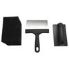 Xsdjasd Versatile Griddle Cleaning Kit for Hot or Cold Grill Cleaner Tool Scraper Cleaning Brush Surfaces, Set,