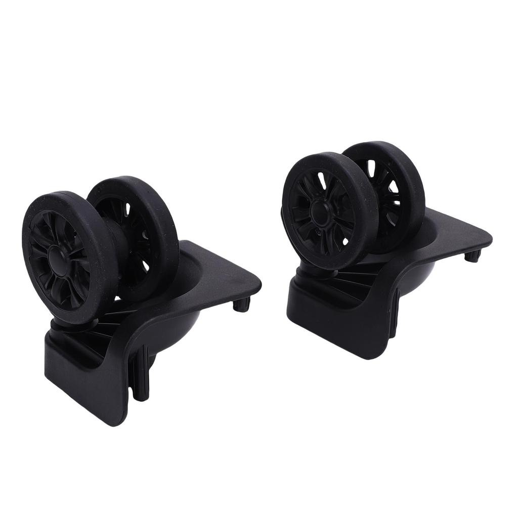 1 Pair Luggage Suitcase Wheels Trunk Luggage Wheels Spare Part Universal Casters Replacement Silent Double Row for