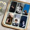 E-Timothee Chalamet Handyhülle für Samsung Galaxy A73,A21s,A22,A31,A52,A53,A71,A41 Weiche Schwarze Hülle