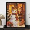 Christmas Diamond Painting Kit Santa Claus Snowman Gingerbread Man Handmade Home Entertainment Decorative Painting