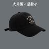 Street letter embroidery hip hop baseball cap men summer couple soft top wide brim cap women show small face
