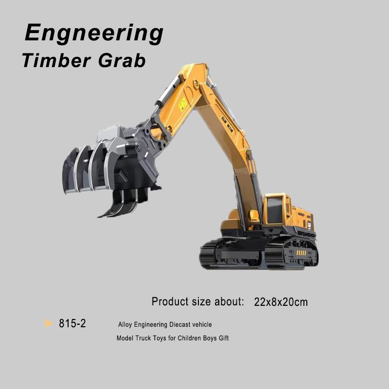 1:55 11 Styles Scale High Simulation Alloy Toys Diecast Loader Bulldozer Excavator Engineering Truck Construction Boys Gifts