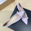 Fashion Flat Shoes for Women Spring Autumn 2025 New Shallow Mouth Butterfly Bow Plus Size Women's Shoes 42 43 44 Loafers Zapatos Mujer