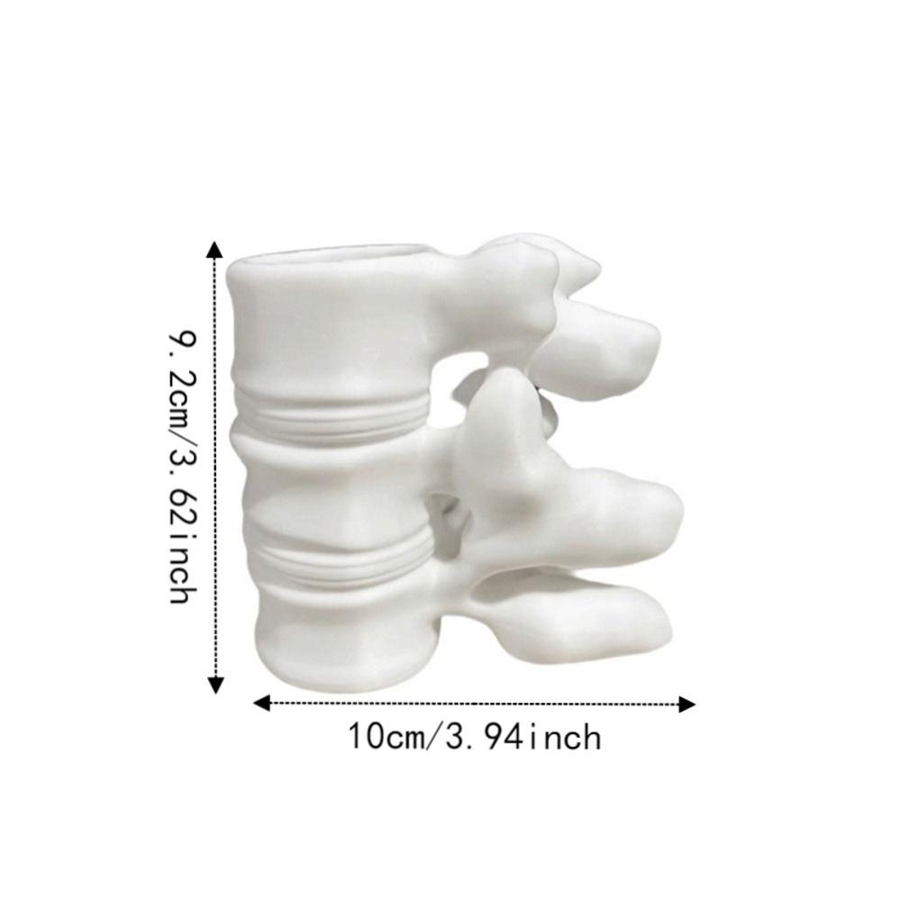 Lustiger Wirbeläulen Stifthalter 3D Gedruckter Simulationswirbelsäulen Bürstenhalter Wirbelsäule 3D Vase Ärzte