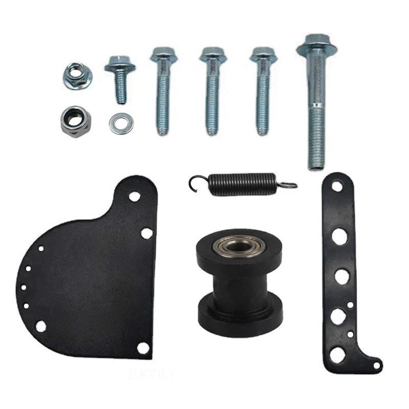 Bicycle Pulley Chain Tensioner 49cc 66cc 80cc 2 Stroke Engine Motorized Bicycle Spring Loaded Chain Tensioners Kit Black/Silver