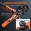 Copper Tube Fittings Crimping Tool with V12/15/18/22/28 Jaws 360° Rotate