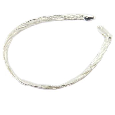 [P2393] - Silver Bracelet 'Magic Lianas' Silver - 19 Cm 4 Mm