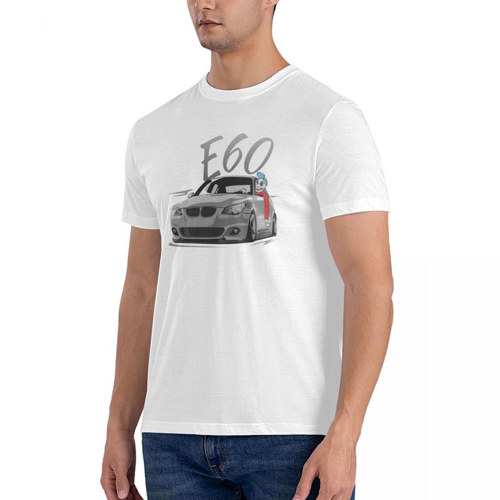 Mens Luxury Cotton T Shirt Men O-neck Tees Hot Sale Germany Classic Legend Car E60 Print T Shirt
