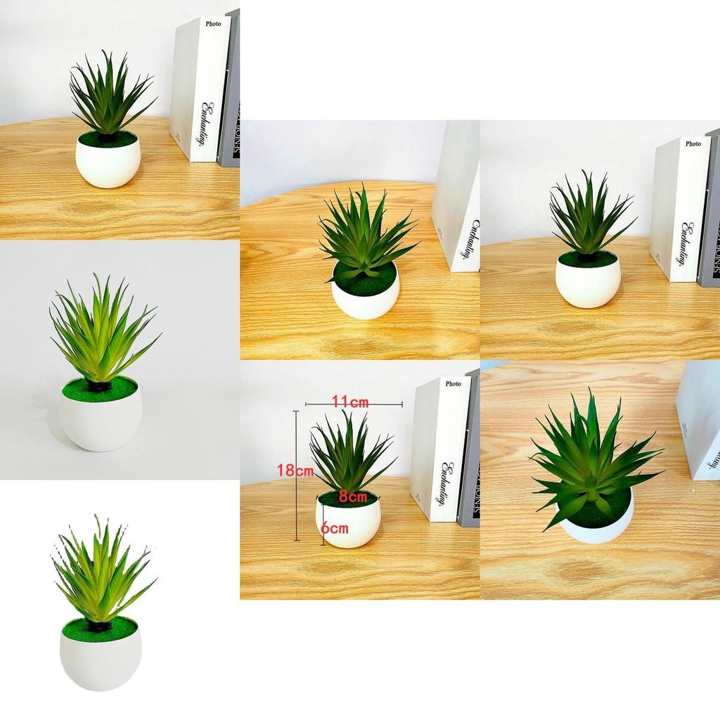 Gladiolus Fake Succulent Plant Pot With Pvc Material For Home Decor And Office Display