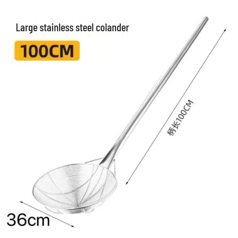 Edelstahl Schöpfkelle mit langem Griff