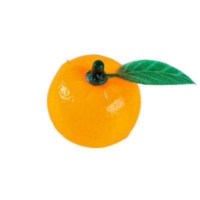 10 Stück Mini Künstliche Plastik Orange Realistische Handarbeiten Falsche Früchte Lustige Simulation Orange Schreibtisch Dekoration Zubehör