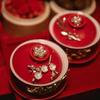 Tying the Knot Ceramic Wedding Tea Cups with Lids - DIY Handmade Decoration