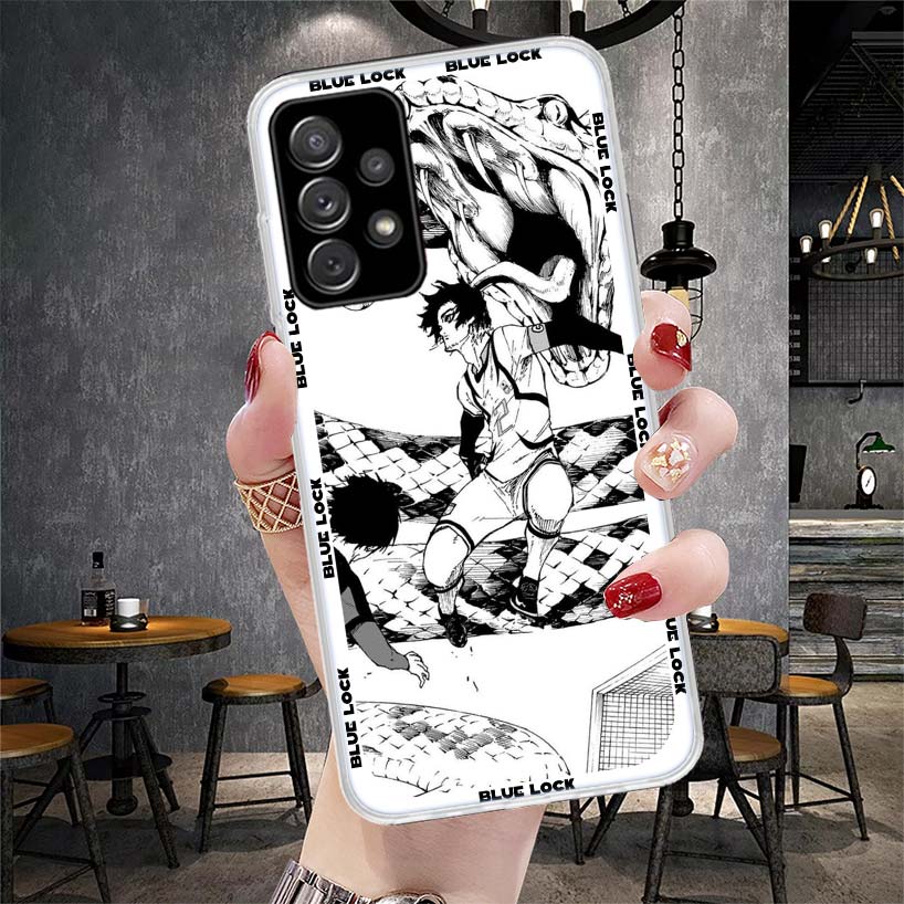 Anime Blue Lock Phone Case For Samsung Galaxy A12 A22 A32 A52 A72 A02S A51 A50S A71 A70 A31 A20S Note 20 Ultra S10 A10S Galaxy A