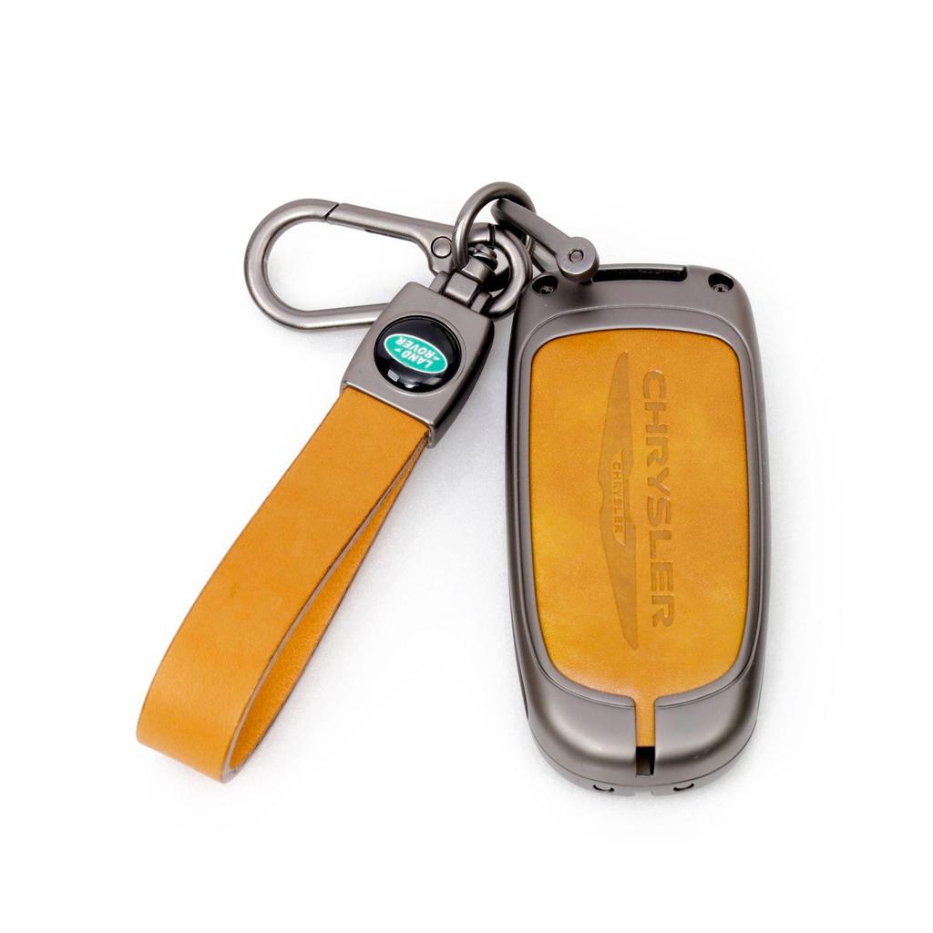 Chrysler 300C Genuine Leather Key Case for 2012-2016 Models, Sebring, Grand Voyager