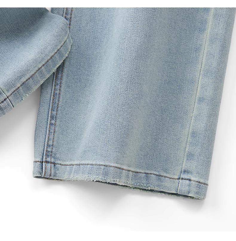 Women's Summer 2024 High-Waist Retro Slim Straight-Leg Wide Jeans