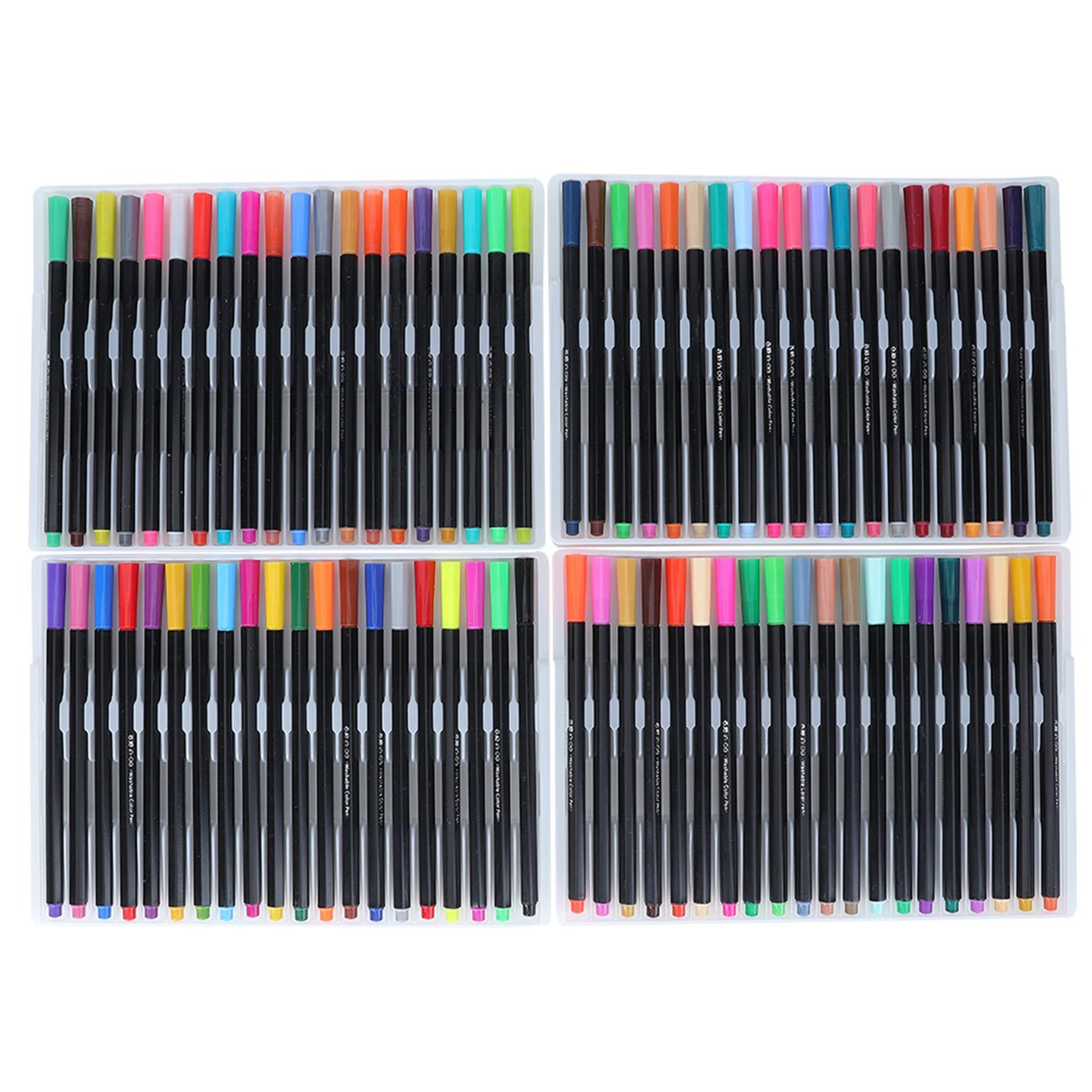 Set de 80 Feutres Aquarelle pour Peinture Cadeau Dessin Enfants Étudiants en Art Papeterie gray