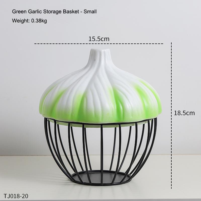 

Creative Garlic Storage Basket Home Kitchen Storage Basket Multifunctional Kitchen Decoration Ornament Can Hold Eggs and Potatoes