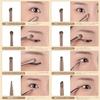 MSQ Eyeshadow Brush 8-Piece Set Makeup Tips Popular Mocha Series Portable Compact Concealer Powder