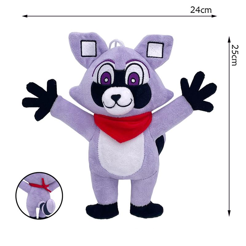Non-Toxic New Indigo Park Plush Cute Little Raccoon Doll Anime Peripheral Plush Doll Children'S Birthday Gift