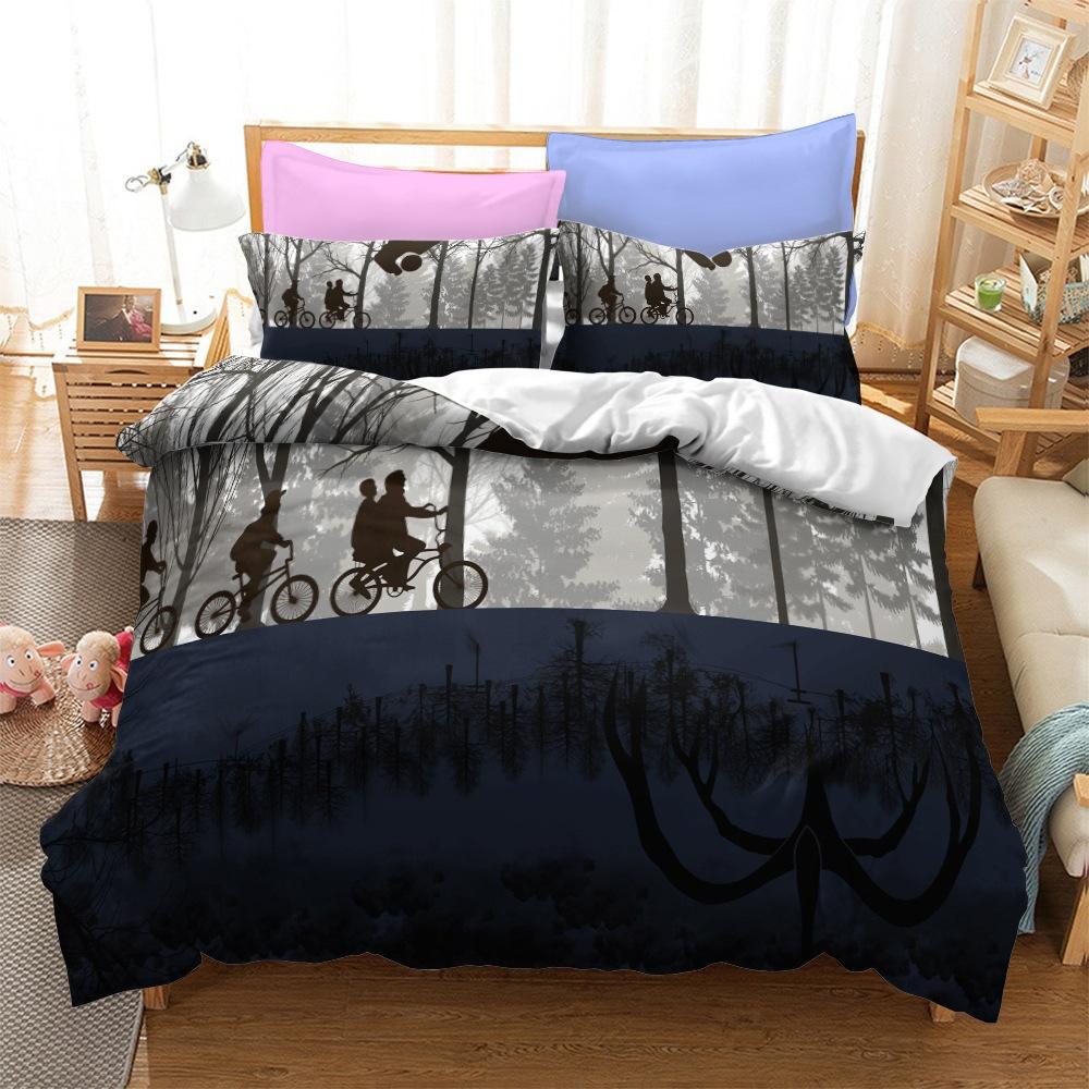 Kit de literie Série Stranger Things Taille Ensemble trois pièces
