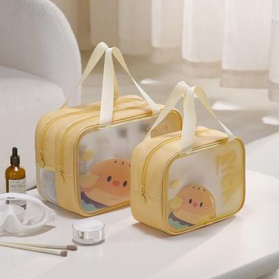 Toilettentasche zur Trennung von Trocken- und Nassräumen, tragbare, wasserdichte Kosmetiktasche für Damen, Geschäftsreise, große Kapazität, Aufbewahrungstasche für Bad und Schwimmen
